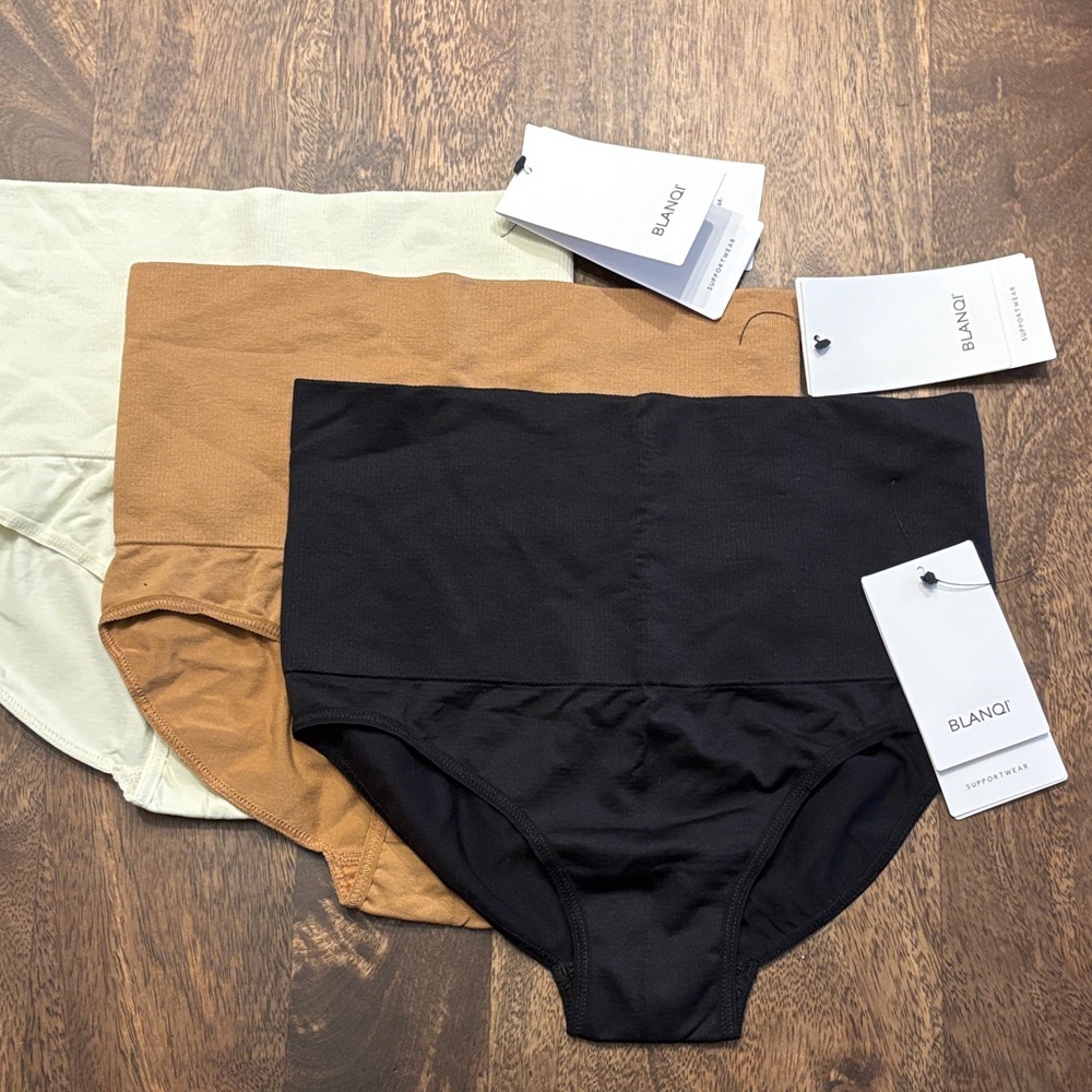 Blanqi Body Hipster Compression Postpartum Panties, three